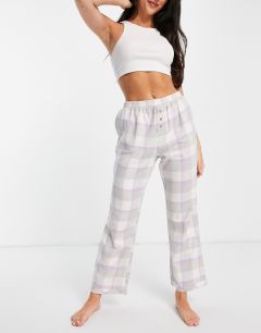 Серые пижамные брюки в клетку (от комплекта) Cotton:On-Серый