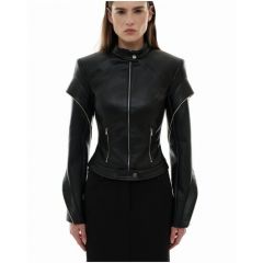 Кожаная куртка  Sorelle, размер S, черный