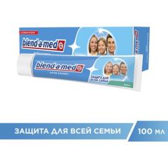 Зубная паста Blend-a-med Анти-кариес Защита для всей семьи Мята, 100 мл