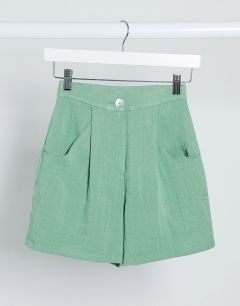 Зеленые шорты Monki-Зеленый