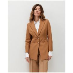Пиджак Beexist, размер S, бежевый, коричневый