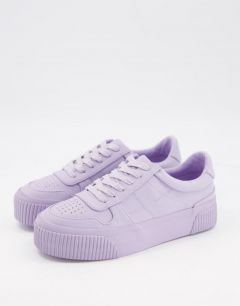 Сиреневые кроссовки на шнуровке ASOS DESIGN Dekko-Фиолетовый цвет