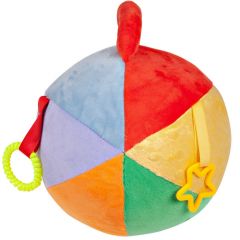 Развивающая игрушка Evotoys Мягкий бизиборд мячик Мультицвет Макси