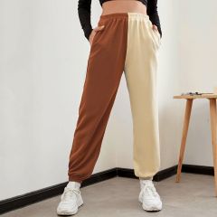 Двухцветные спортивные брюки
