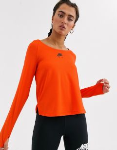 Оранжевый лонгслив Nike Air Running