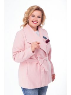 Пальто 469 розовый