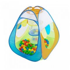 Палатка детская игровая тканевая CALIDA Конус 2173 (в комплекте 100 шаров)