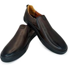 Слипоны Sashashoes, размер 46, коричневый