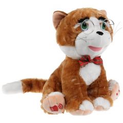 Интерактивная мягкая игрушка Мульти-Пульти Ученый кот Матвей, 25 см, коричневый