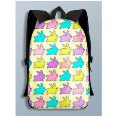 Рюкзак кролик заяц. школьный рюкзак, рюкзак с рисунком, принт - 204 А3 p