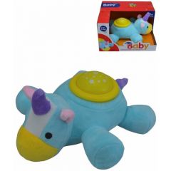 Мягкая музыкальная игрушка Единорог ночник со светом звуком для детей от 0 лет