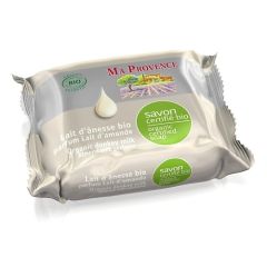 MA PROVENCE Мыло Oraganic Bio с молоком ослиц и ароматом миндального молочка 75