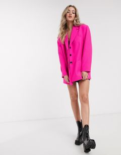 Ярко-розовый пиджак в винтажном стиле ASOS DESIGN