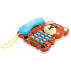 Развивающая игрушка Zabiaka Веселый мишка, 7508060, коричневый