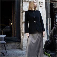 Пиджак OLGA KOLVAKH, размер 44, черный