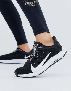 Черно-белые кроссовки Nike Running quest-Черный