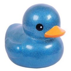 Игрушка для ванной ABtoys Уточка большая блестящая, B281-GLDK1/b, синий