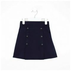 Школьная юбка Minaku, размер 164, черный, синий