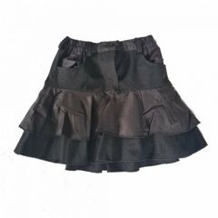 Школьная юбка, размер 128, черный