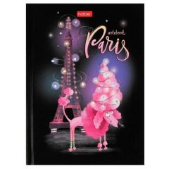 Бизнес-блокнот А6, 64 листа «Парижские каникулы», твёрдая обложка