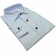 Школьная рубашка Palmary Leading, размер 122-128, фиолетовый, белый