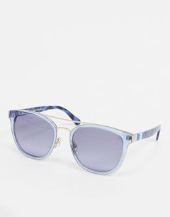 Квадратные солнцезащитные очки Kate Spade-Синий