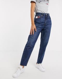 Джинсы в винтажном стиле с завышенной талией Tommy Jeans-Синий
