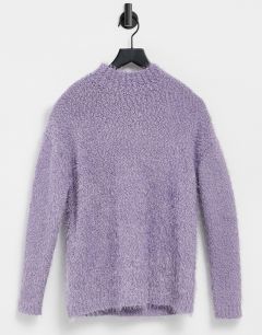 Сиреневый свитер с высоким воротником BB Dakota-Фиолетовый цвет