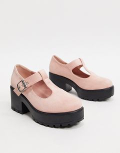 Розовые туфли на каблуке Koi Footwear-Розовый