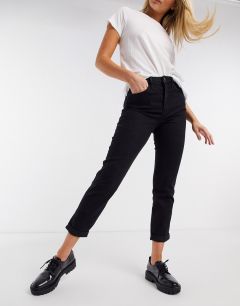 Черные джинсы Hollister mom-Черный