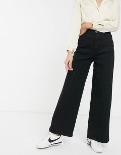 Черные широкие джинсы FAE-Черный