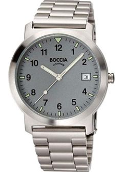 Наручные  мужские часы Boccia 3630-02. Коллекция Titanium