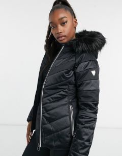Черная лыжная куртка Dare 2b Dazzling-Черный цвет