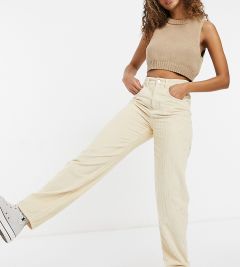Вельветовые джинсы цвета экрю в винтажном стиле 90-х Reclaimed Vintage Inspired-Белый