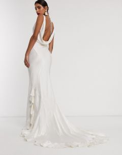 Свадебное платье со шлейфом Ghost-Белый