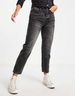 Серые джинсы в винтажном стиле из органического хлопка Stradivarius-Серый