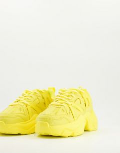 Желтые кроссовки на массивной подошве ASOS DESIGN Deejay-Желтый