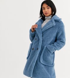 Удлиненное пальто Glamorous Petite-Синий
