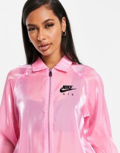 Розовая полупрозрачная куртка Nike Air-Розовый