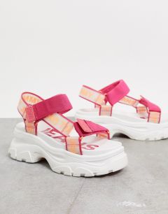 Розовые сандалии в спортивном стиле Tommy Hilfiger-Красный