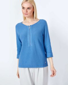 Пуловер, р. 54, цвет голубой
