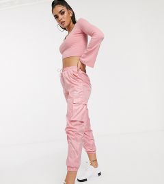 Розовые брюки карго Puma-Розовый