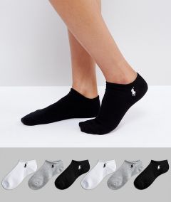 Набор из 6 пар коротких носков Polo Ralph Lauren-Мульти