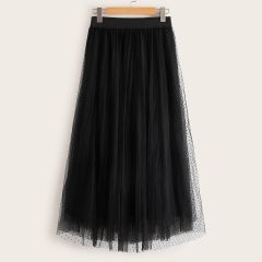 Многослойная юбка из тюля с эластичной талией