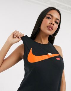 Черная майка с логотипом-галочкой Nike Training Icon Clash-Черный