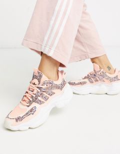 Блестящие розовые кроссовки adidas Originals Magmur-Розовый