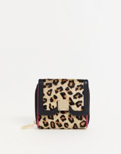 Кожаный кошелек с леопардовым рисунком Paul Costelloe-Мульти