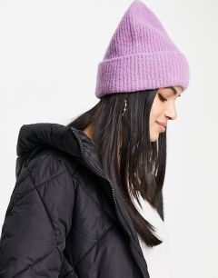 Сиреневая вязаная шапка-бини Boardmans-Фиолетовый цвет
