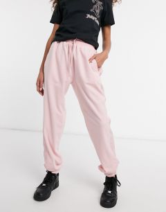 Розовые велюровые джоггеры от комплекта Juicy Couture-Розовый