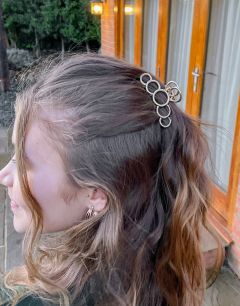 Золотистая заколка для волос в проволочном стиле Accessorize-Золотистый